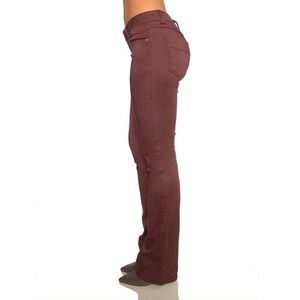 NWT Rubberband Stretch Sarina Bootcut - Bordeaux